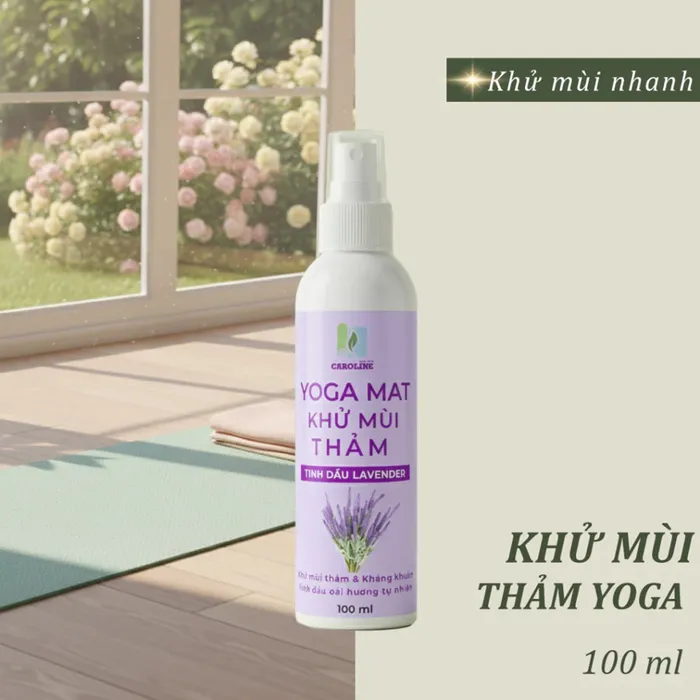 Xịt khử mùi yoga Caroline 100ml