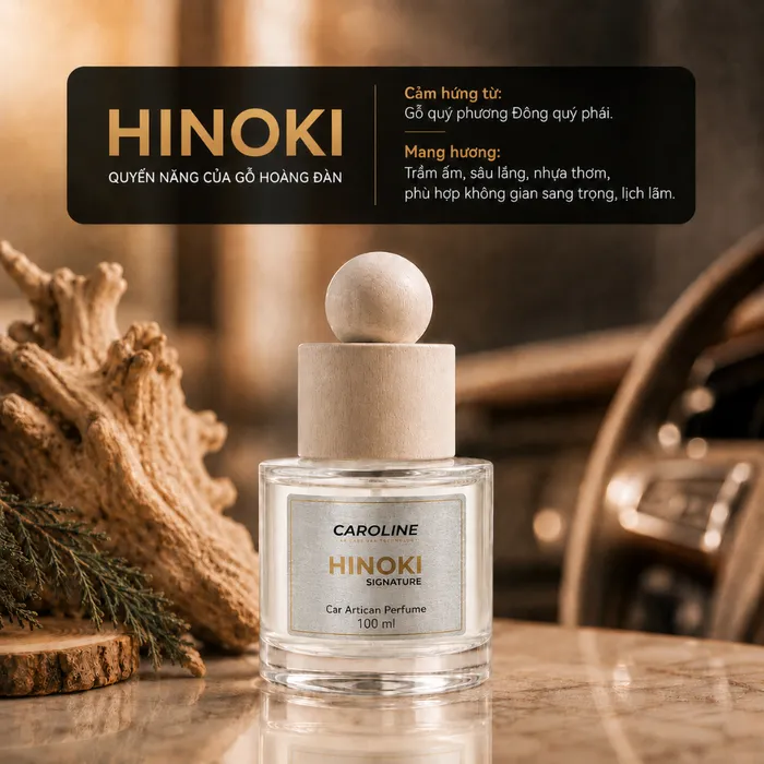 Nước hoa xe hơi CAROLINE 100ml