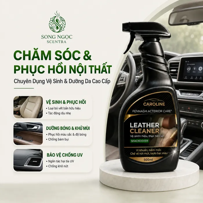 Vệ sinh nội thất xe CAROLINE 500ml